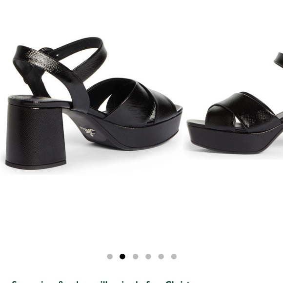 Prada crisscross platform sandal - Picture 3 of 15